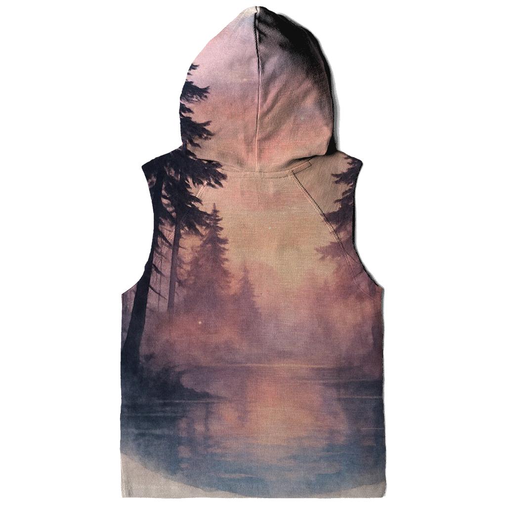 Whispering Pines At Rose Dusk zip-up hoodies
