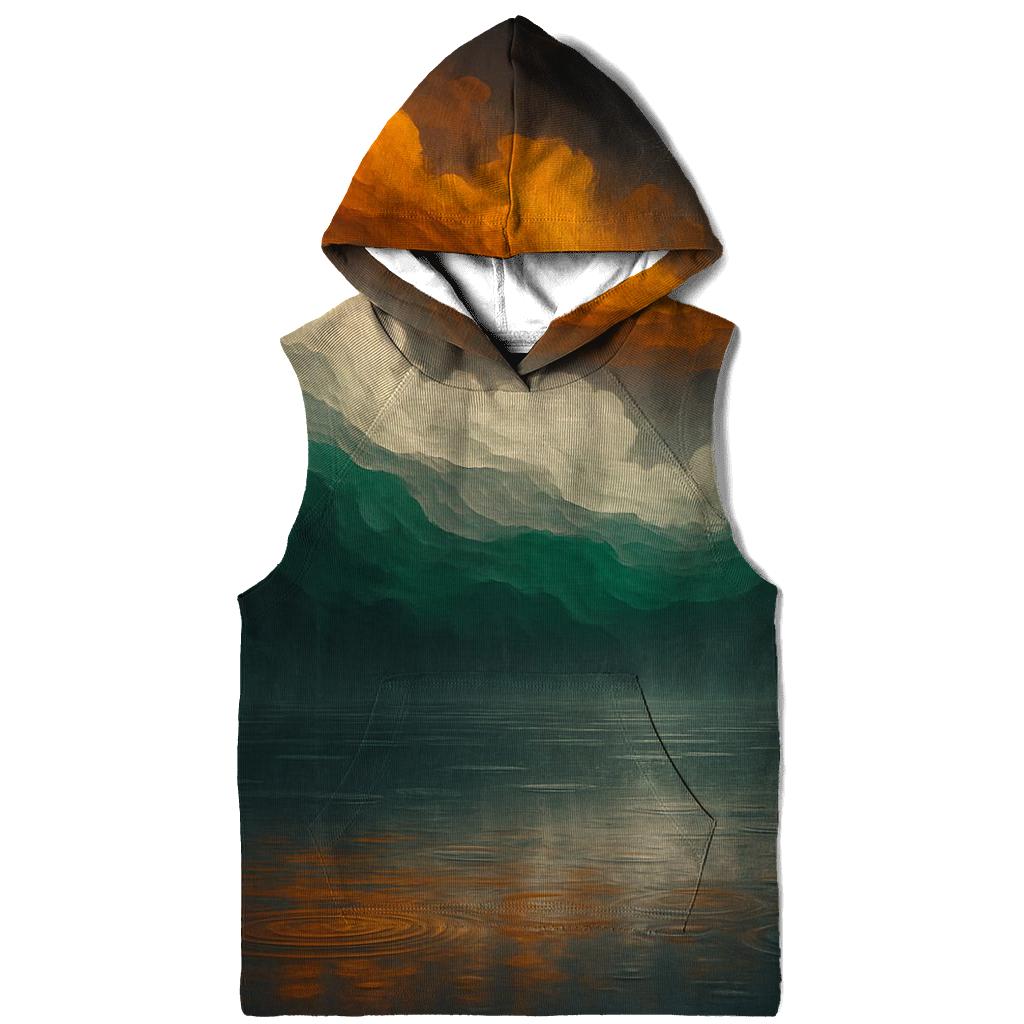 Indian Monsoon Sky Abstract Flag Reflection pullover hoodies