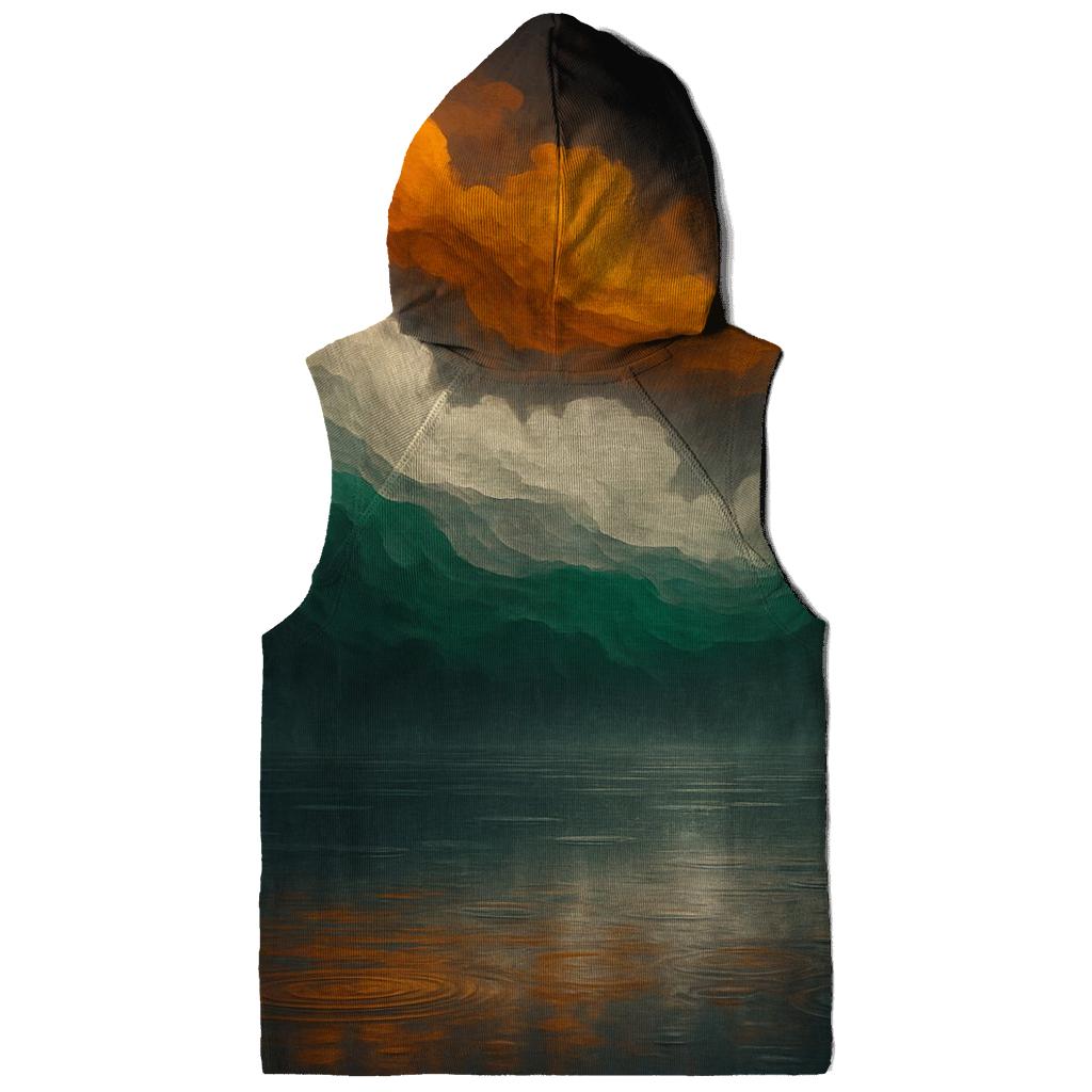 Indian Monsoon Sky Abstract Flag Reflection pullover hoodies