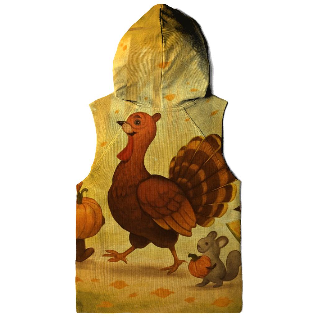 Turkey Trot Forest Parade pullover hoodies