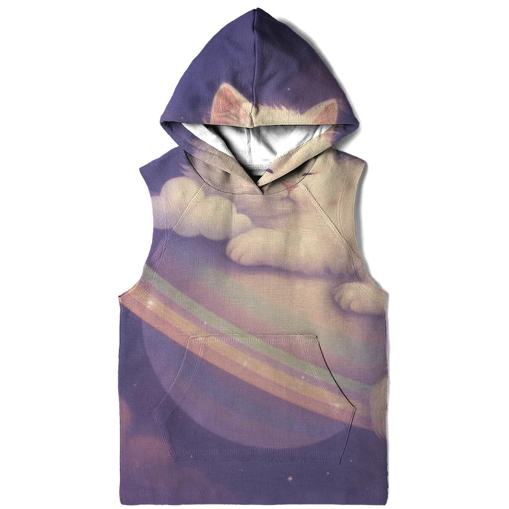 Ringed Planet Cloud Cat hoodie styles