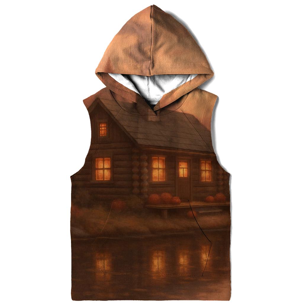 Thankful Cabin By The Lake heavyweight hoodies