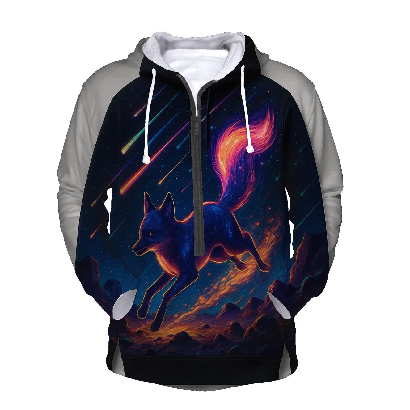 Neon Meteor Fox Chase hoodies fashion