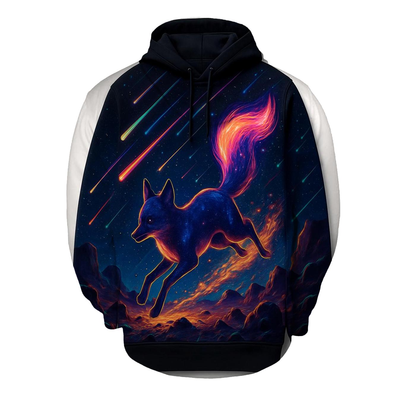 Neon Meteor Fox Chase hoodies fashion