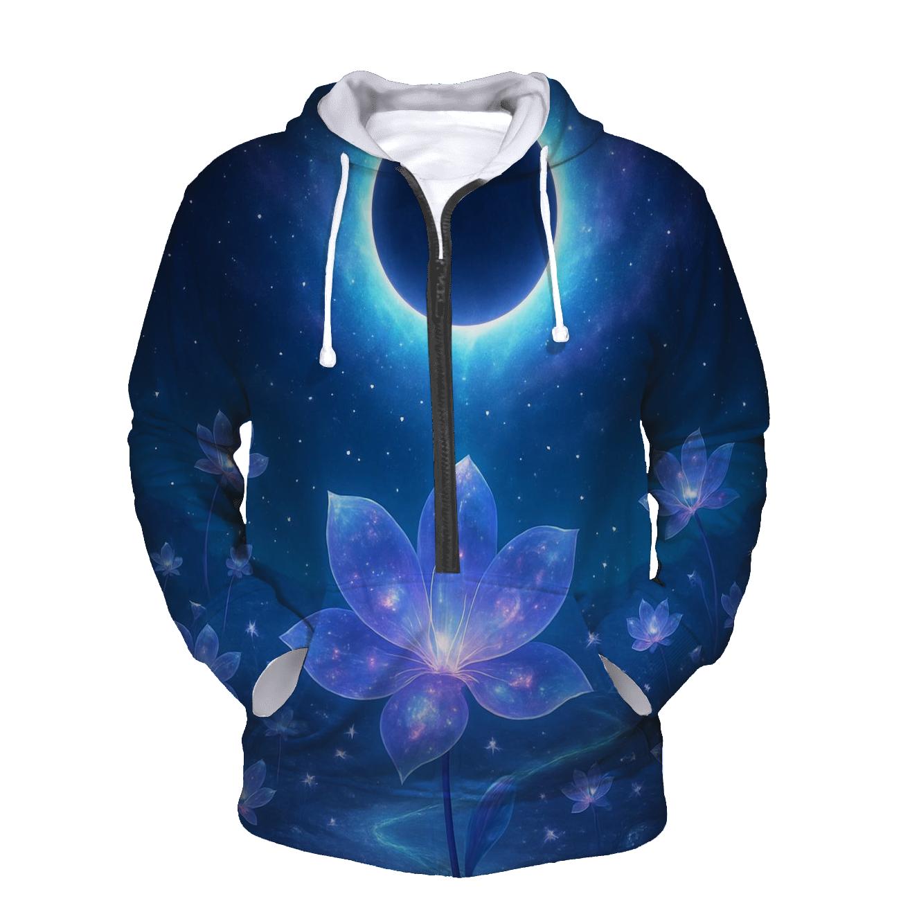 Quantum Eclipse Garden embroidered hoodies