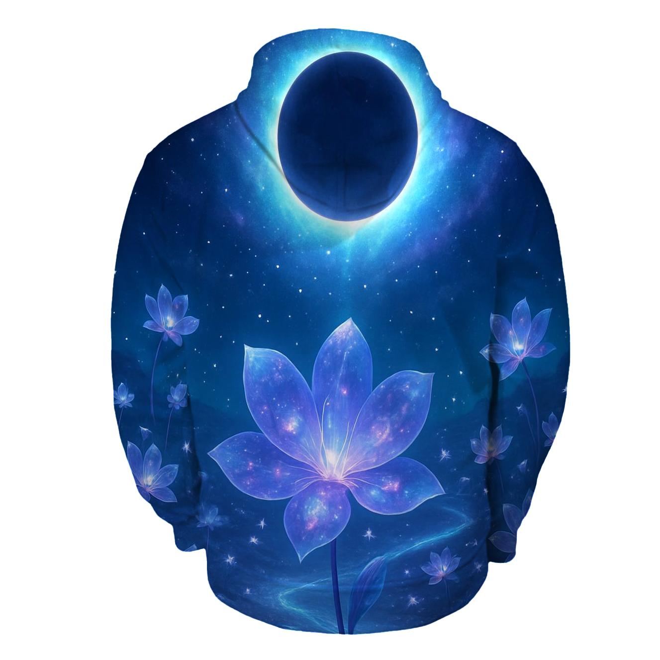 Quantum Eclipse Garden embroidered hoodies