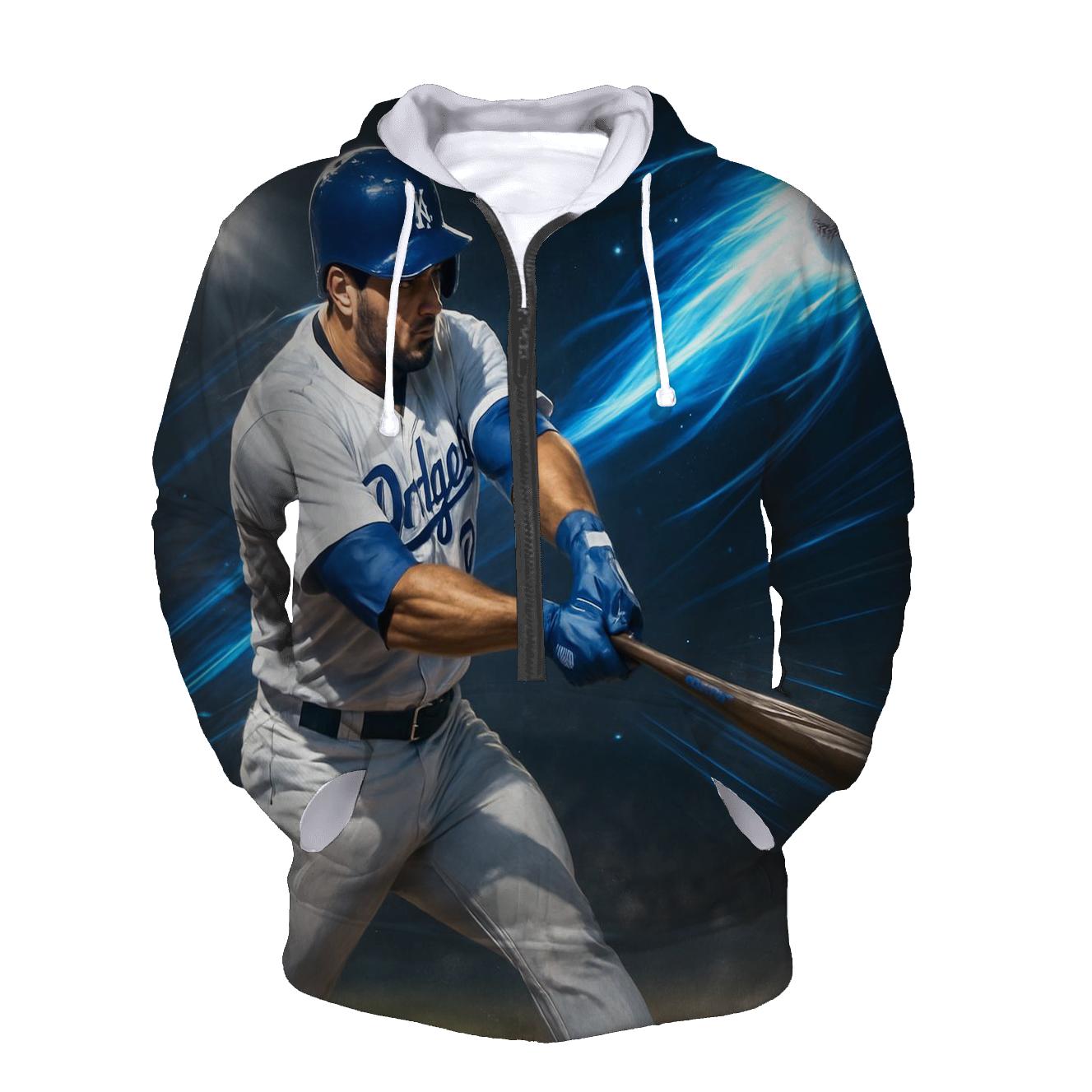 Midnight Blue Velocity Swing designer hoodies