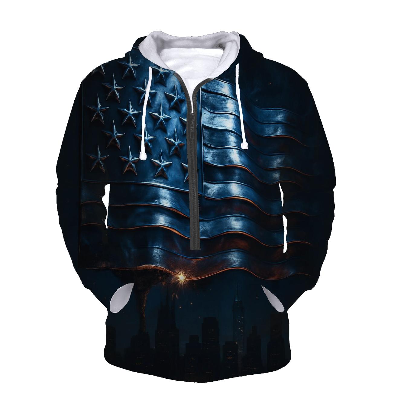 Urban Steel Starscape graphic hoodies