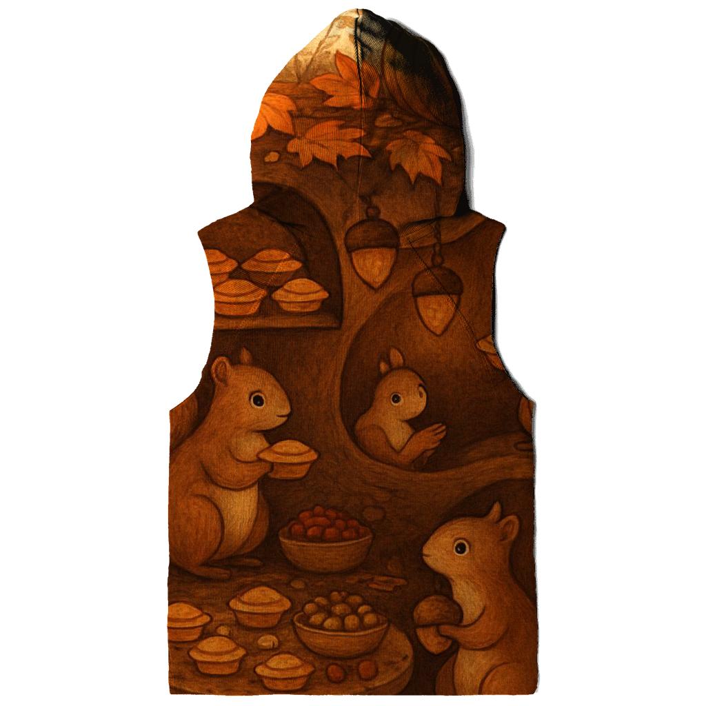 Squirrels Secret Pie Cellar embroidered hoodies
