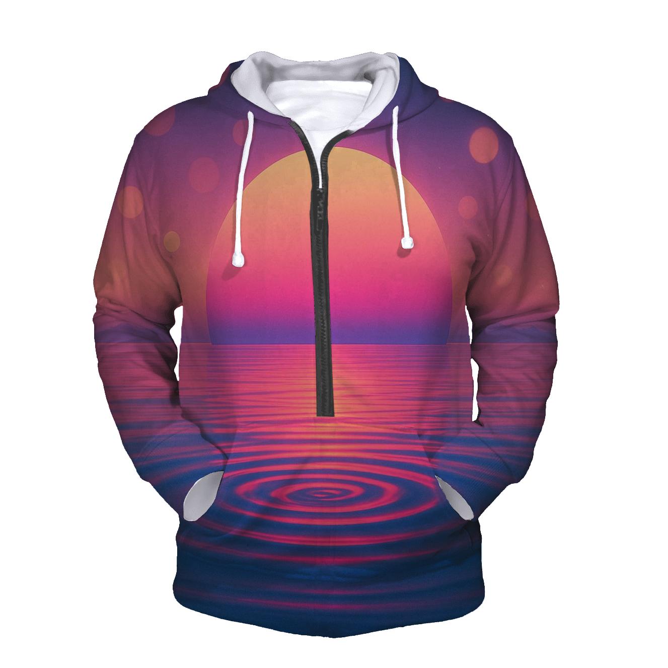Tidal Aurora Sunset hoodie styles