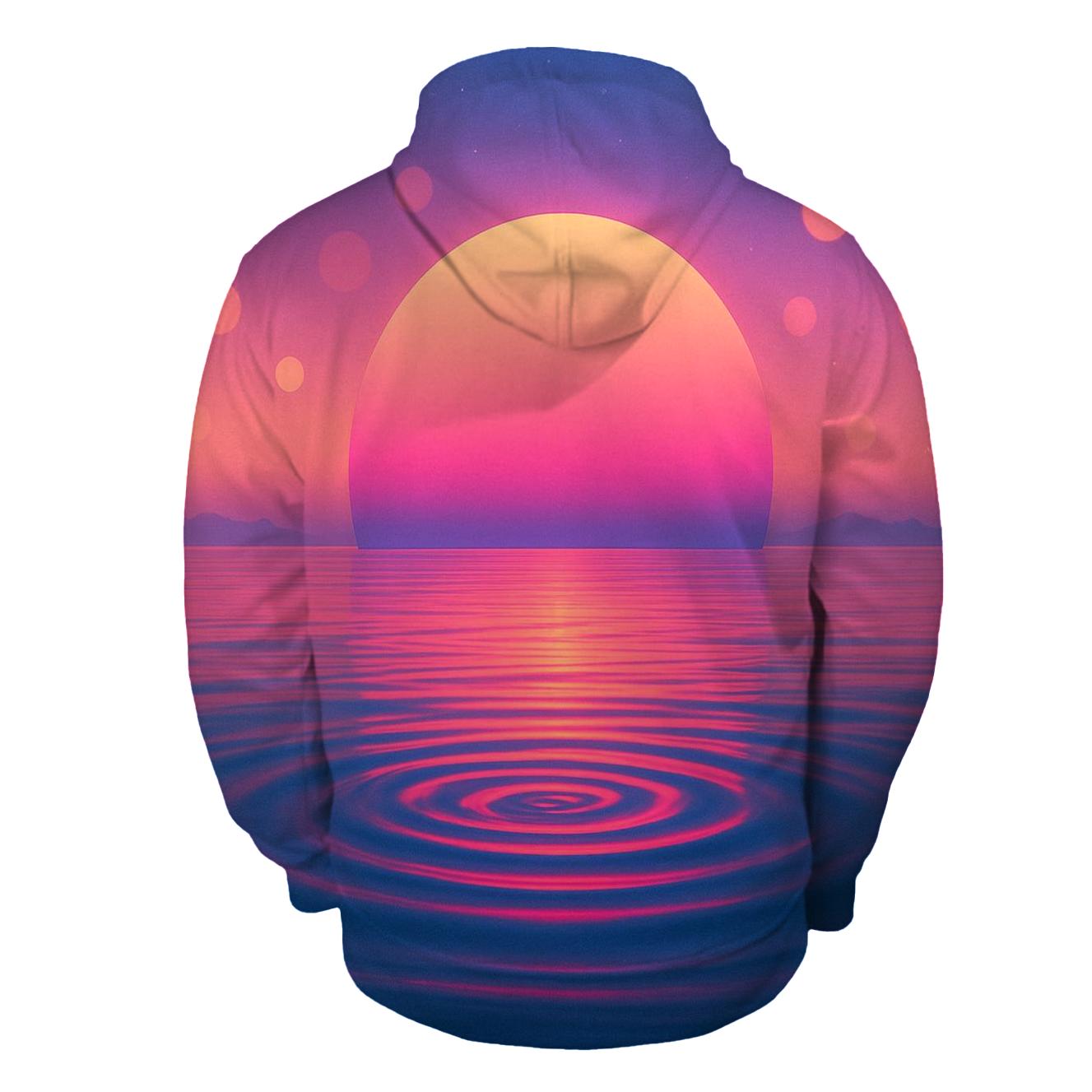 Tidal Aurora Sunset hoodie styles