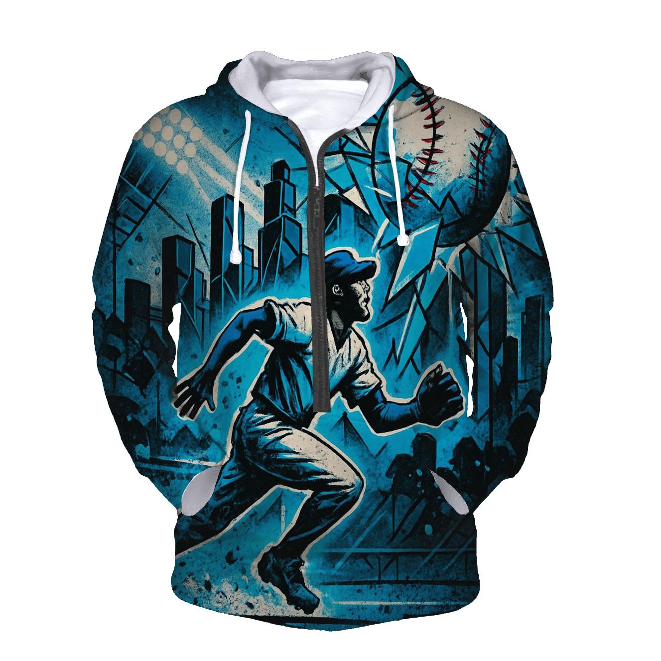 Skyline Shatter Outfield Charge zip-up hoodies