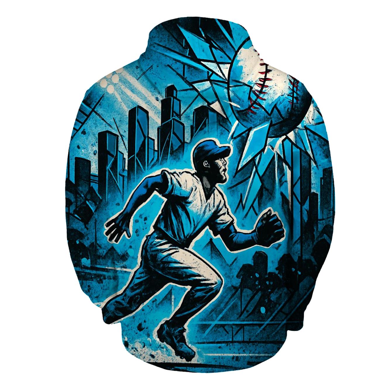 Skyline Shatter Outfield Charge zip-up hoodies