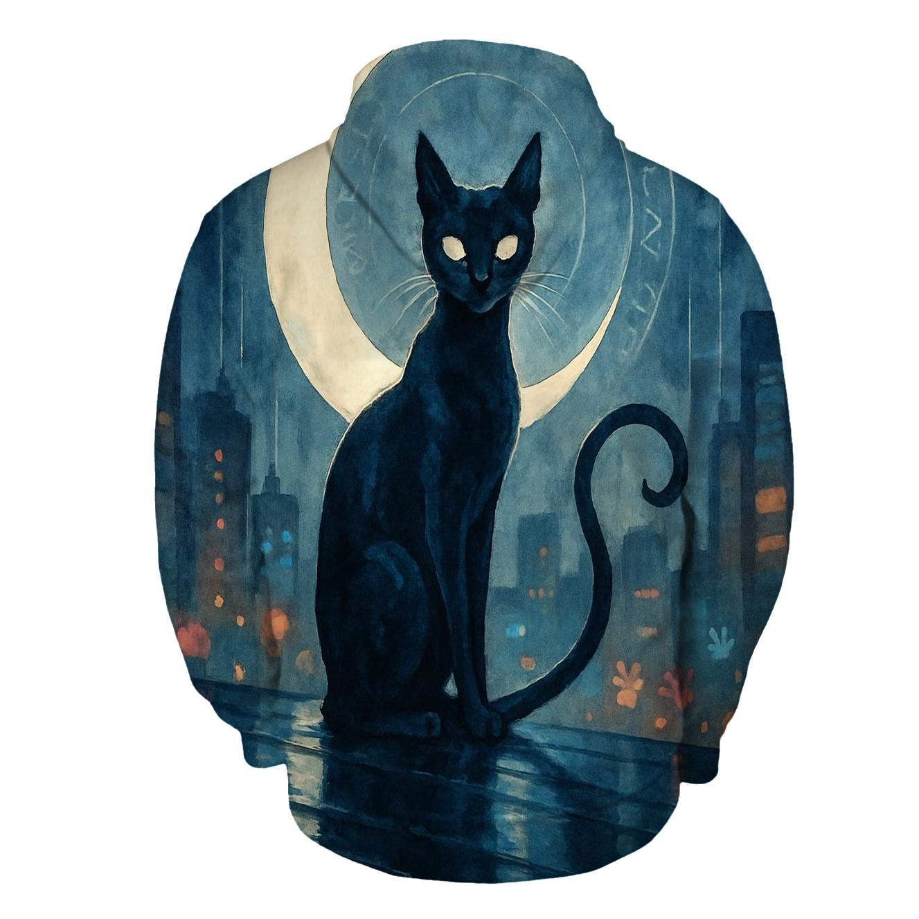 Moonlit Alley Oracle Cat hoodie trends