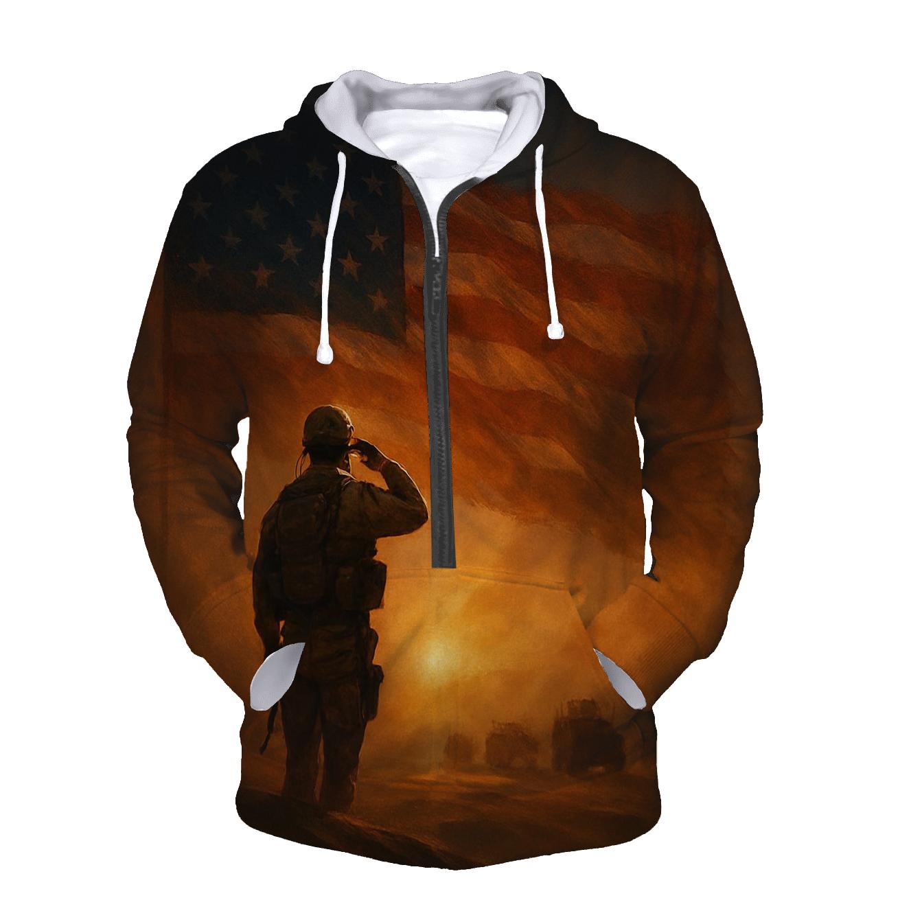Desert Wind Salute hoodie designs