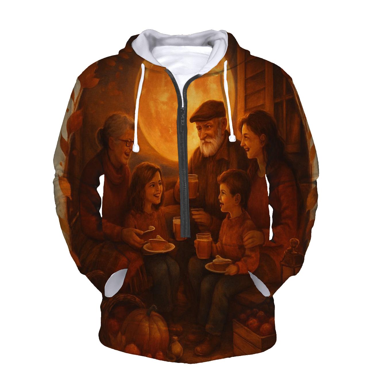 Harvest Moon Porch Gathering pullover hoodies