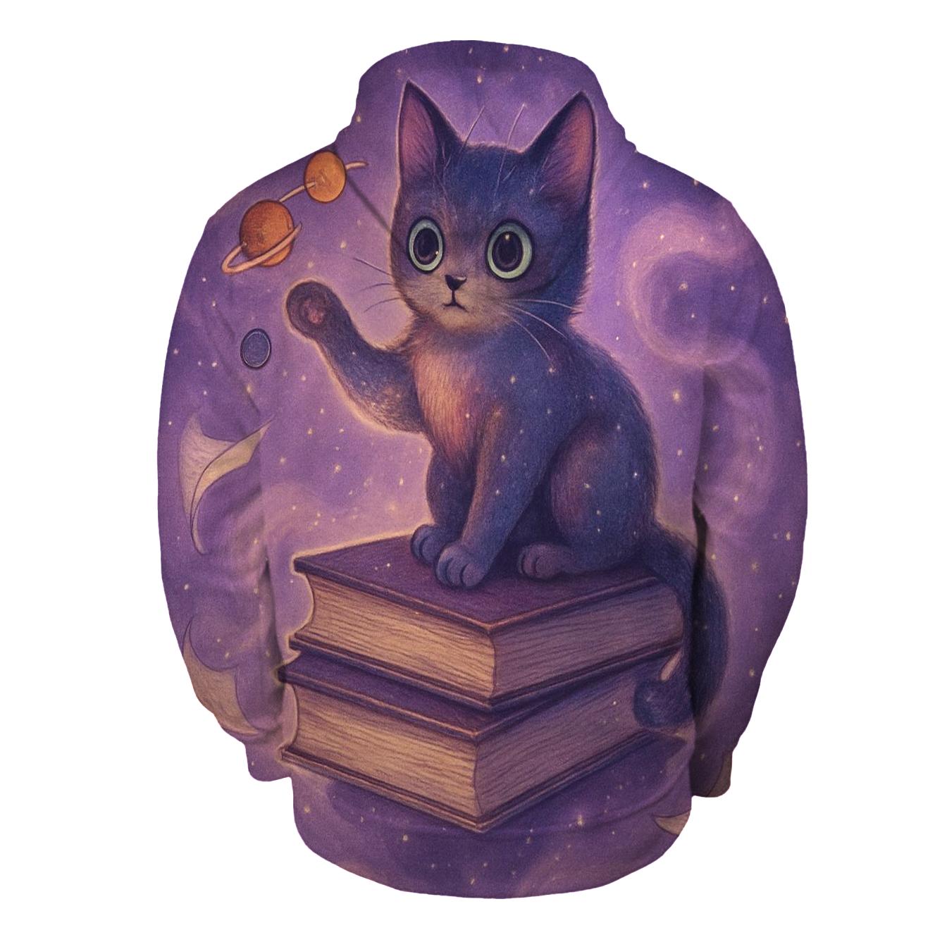 Nebula Library Cat hoodie trends