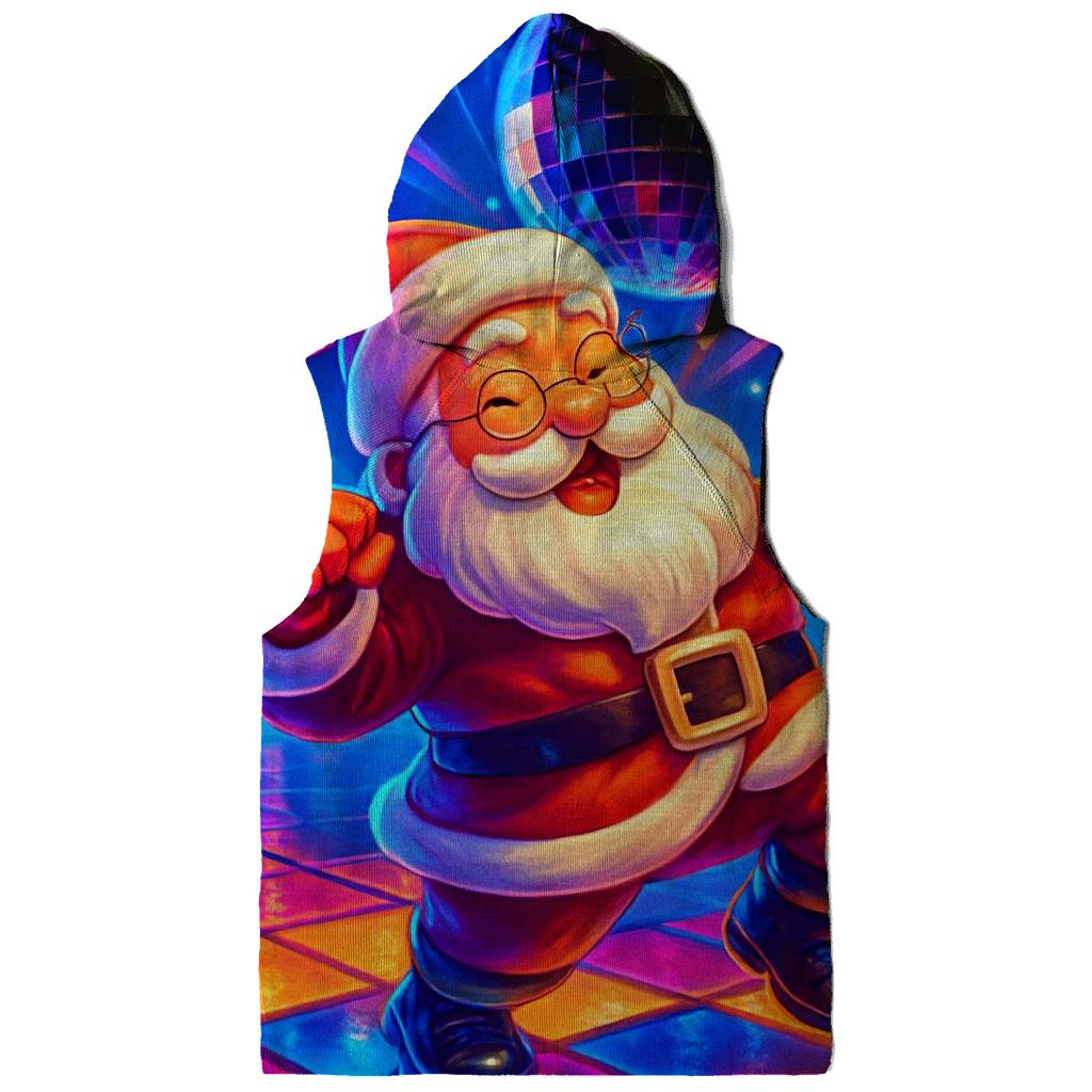 Disco Inferno Santa Dance Floor premium hoodies