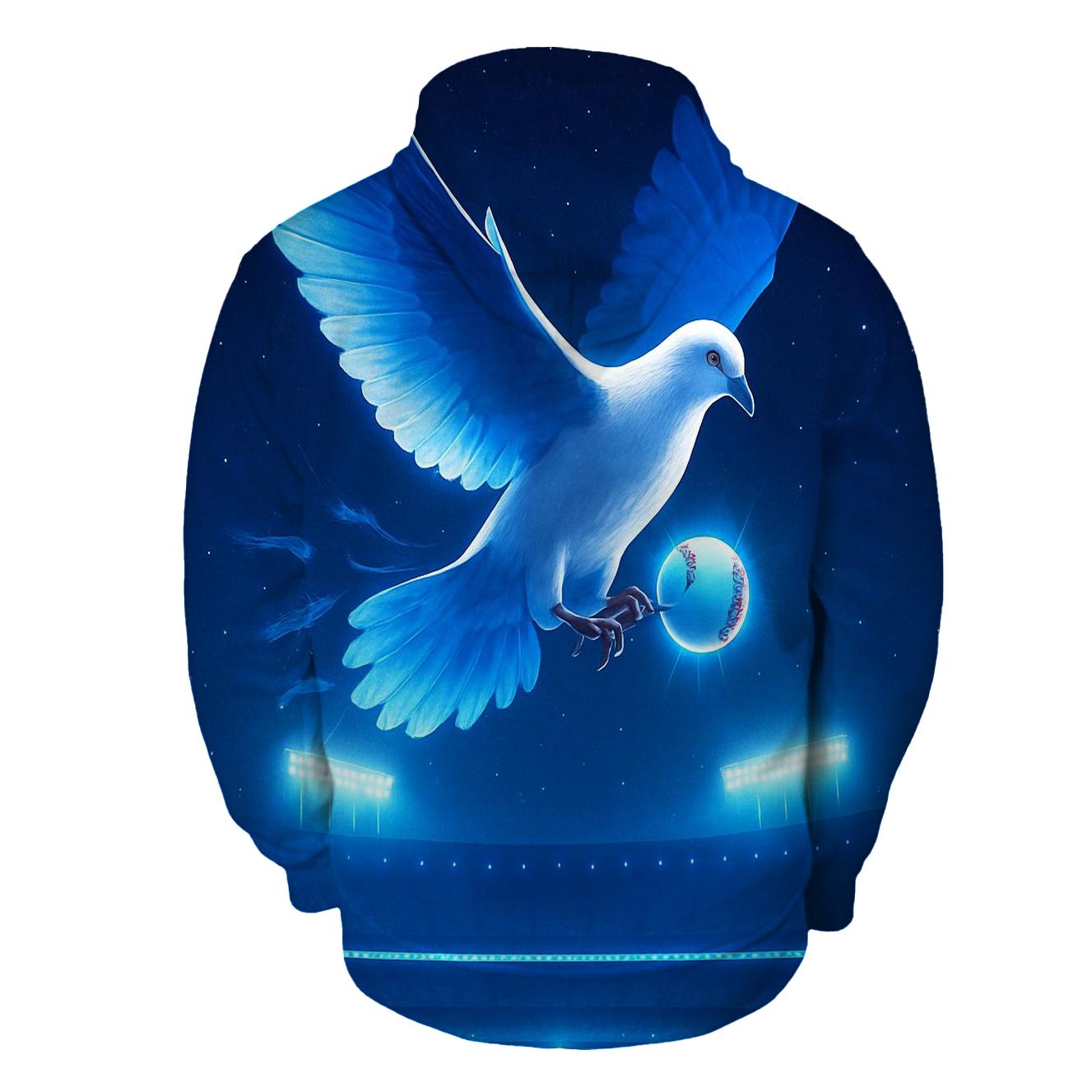 Dove Over Diamond Horizon zip-up hoodies