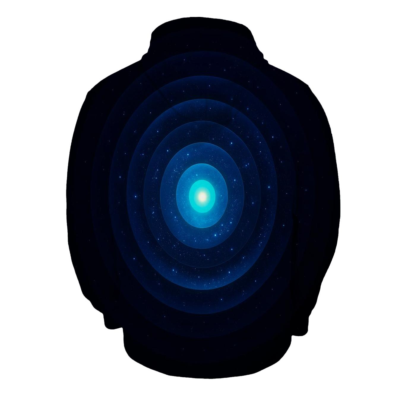 Cosmic Ripple Gradient Rings hoodies fashion