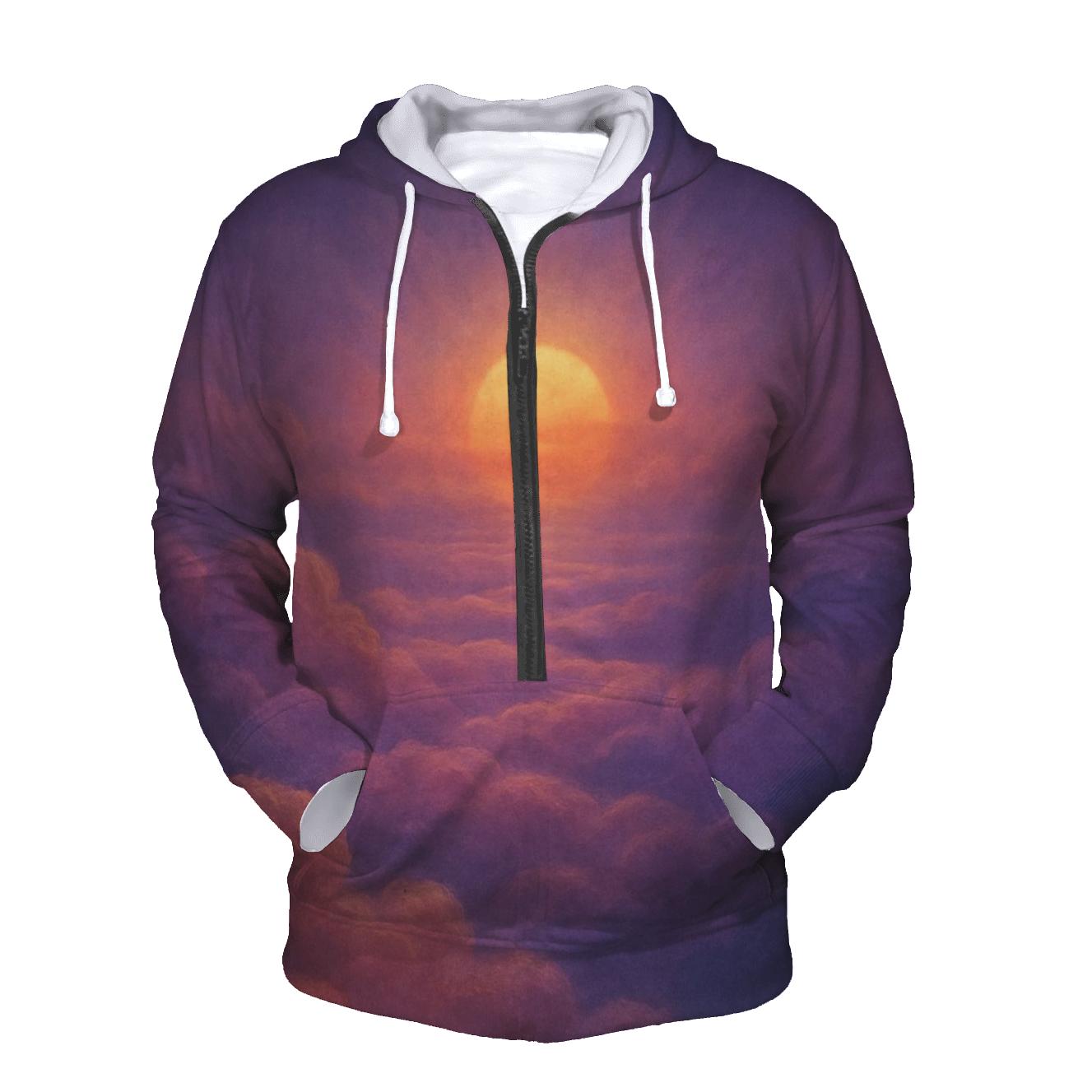 Cloud Stairway To Ember Sky heavyweight hoodies