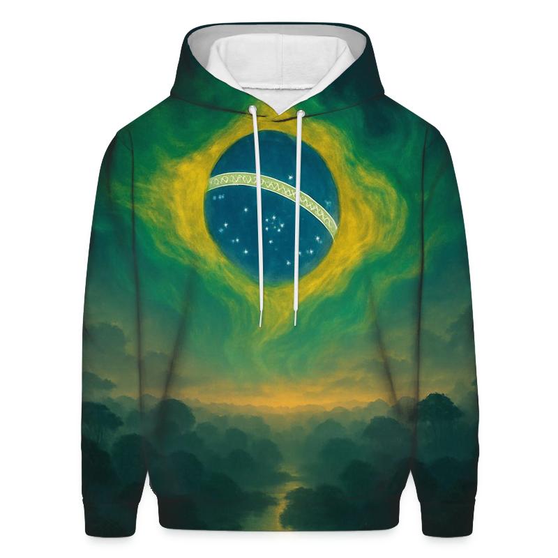 Brazilian Rainforest Flag Aurora hoodie trends
