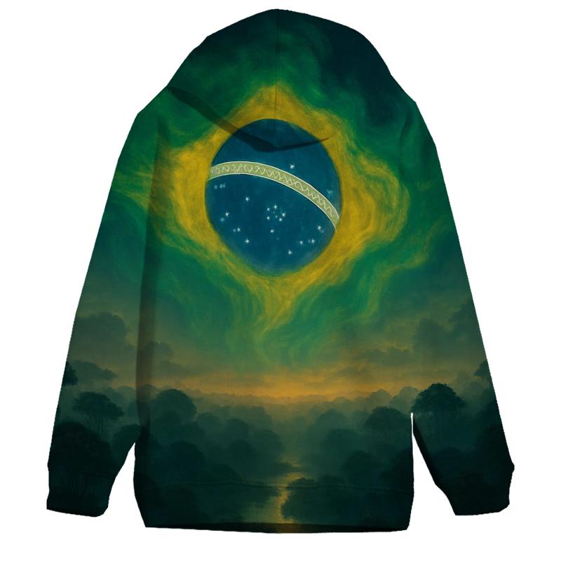 Brazilian Rainforest Flag Aurora hoodie trends