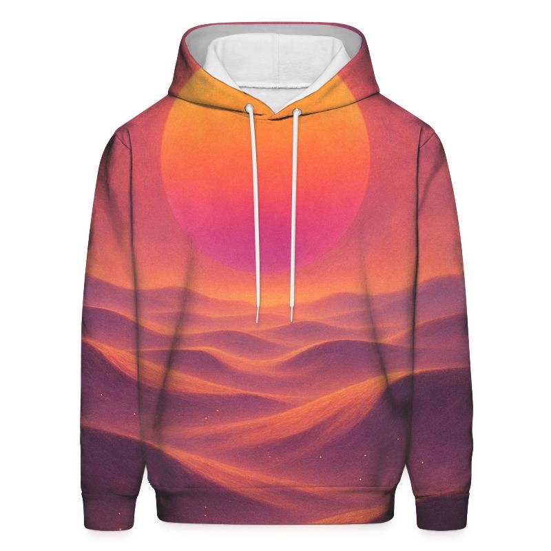 Celestial Dunes At Emberfall premium hoodies