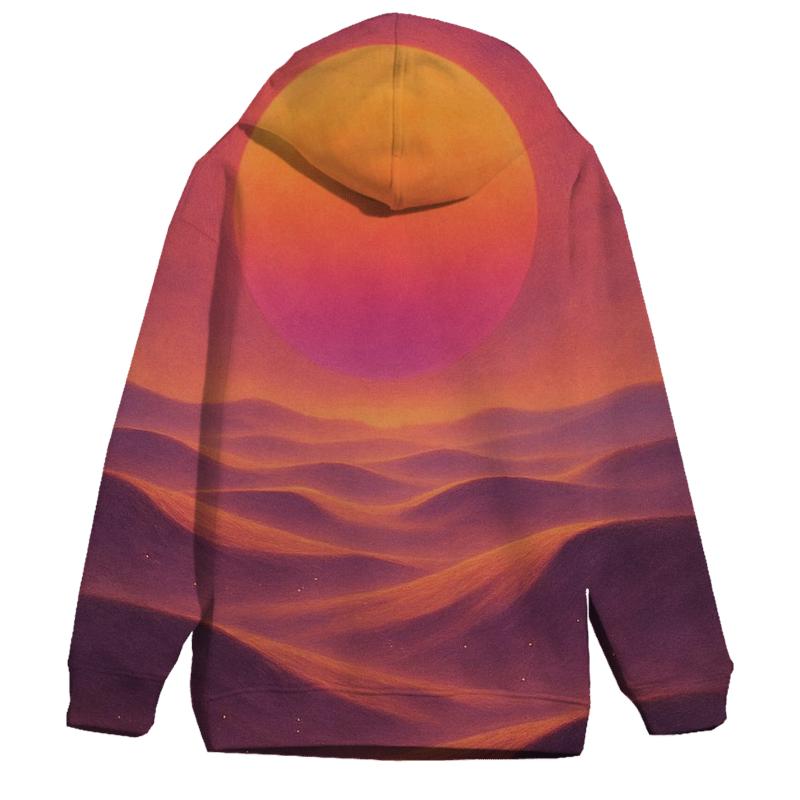 Celestial Dunes At Emberfall premium hoodies