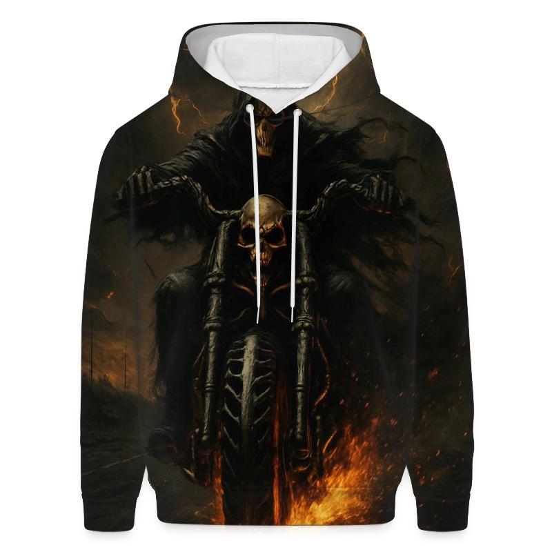 Harbinger On The Ashen Highway embroidered hoodies