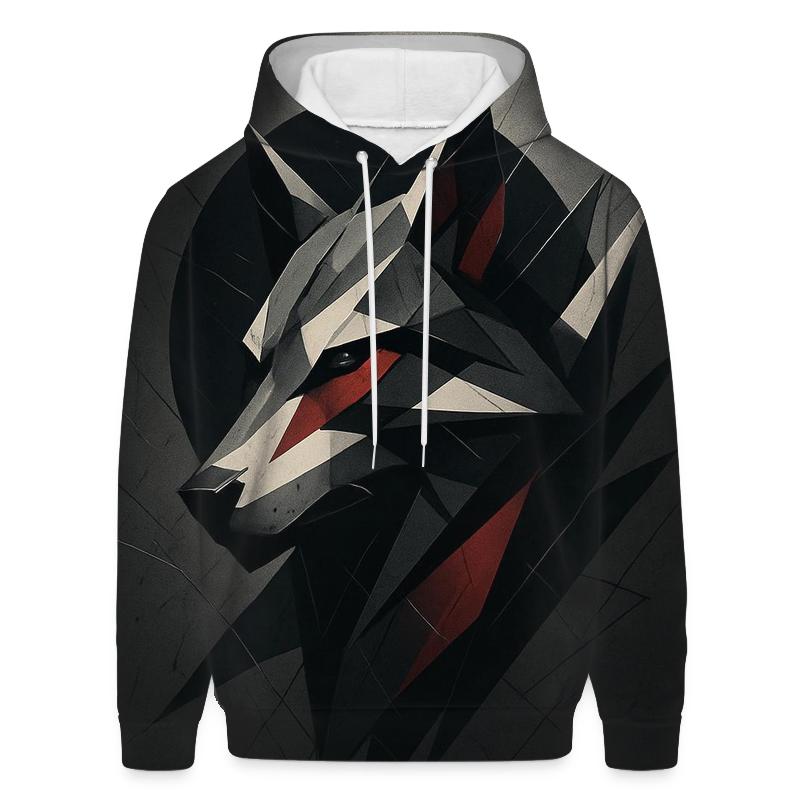 Geometric Eclipse Stalker zip-up hoodies