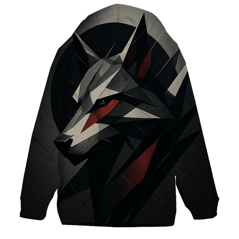 Geometric Eclipse Stalker zip-up hoodies