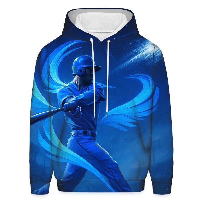 Blue Jays Celestial Swing Arc printed hoodies