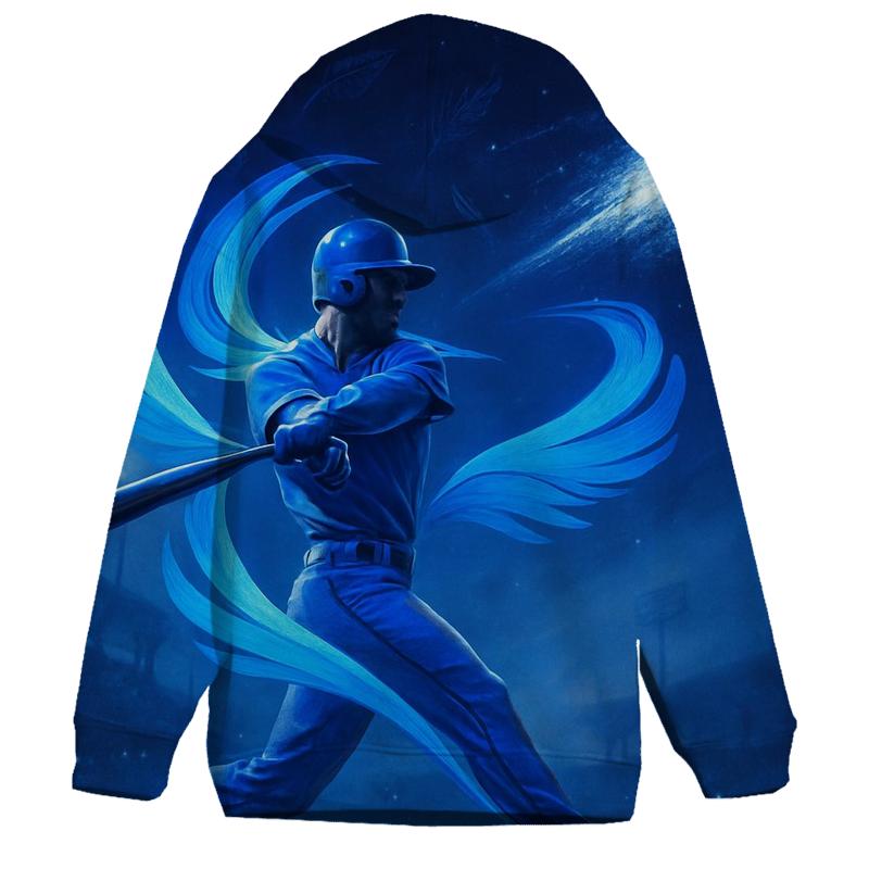 Blue Jays Celestial Swing Arc printed hoodies
