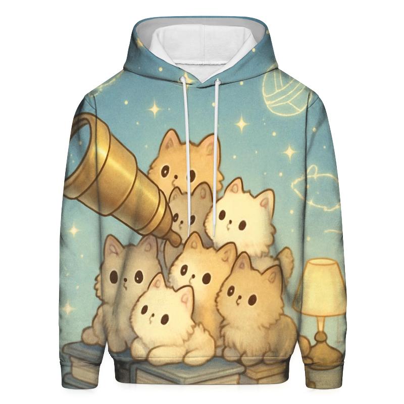 Stargazer Kitten Observatory hoodie designs