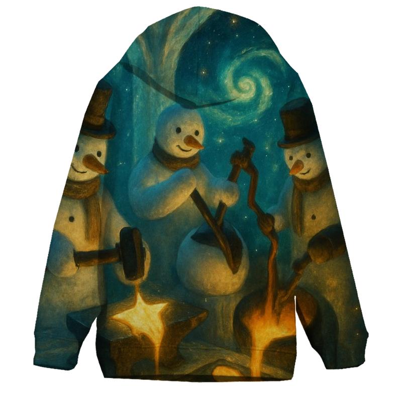 Snowman Star Forge Workshop pullover hoodies