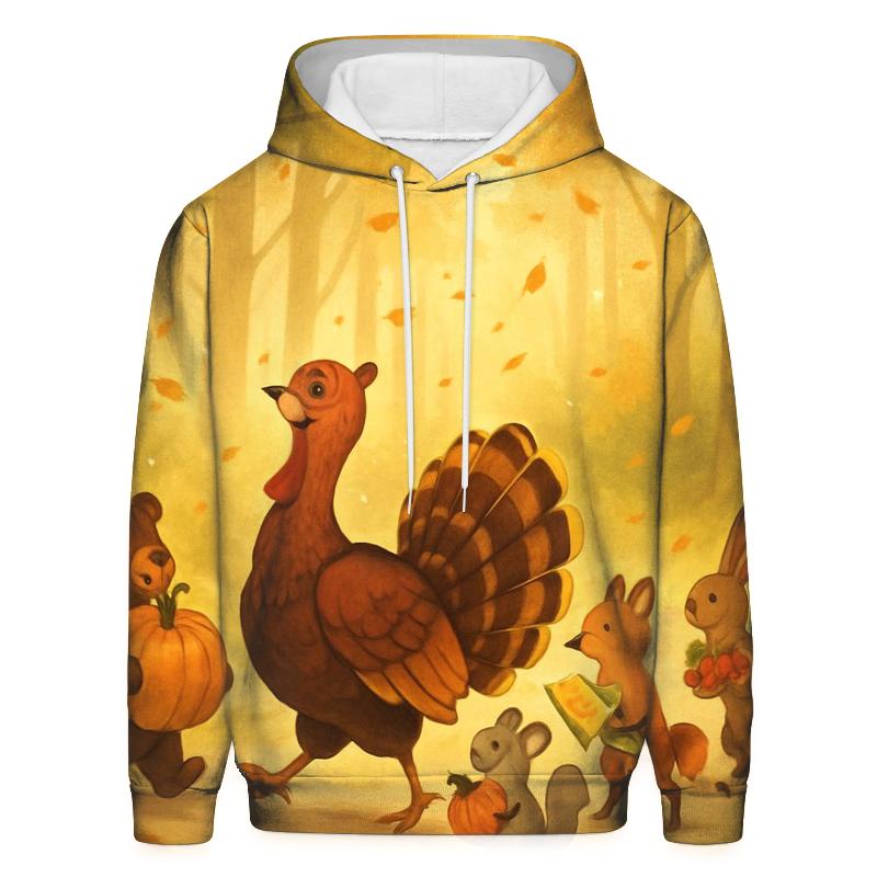 Turkey Trot Forest Parade lightweight hoodies