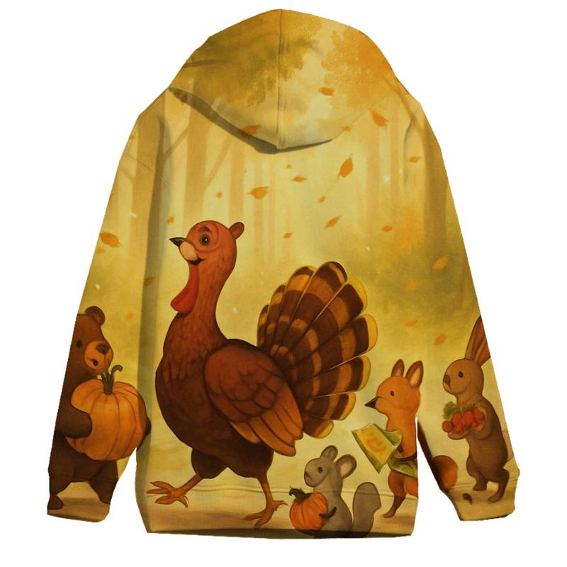 Turkey Trot Forest Parade lightweight hoodies