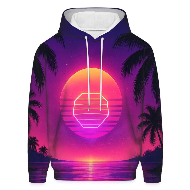 Neon Lagoon Sundown hoodie designs