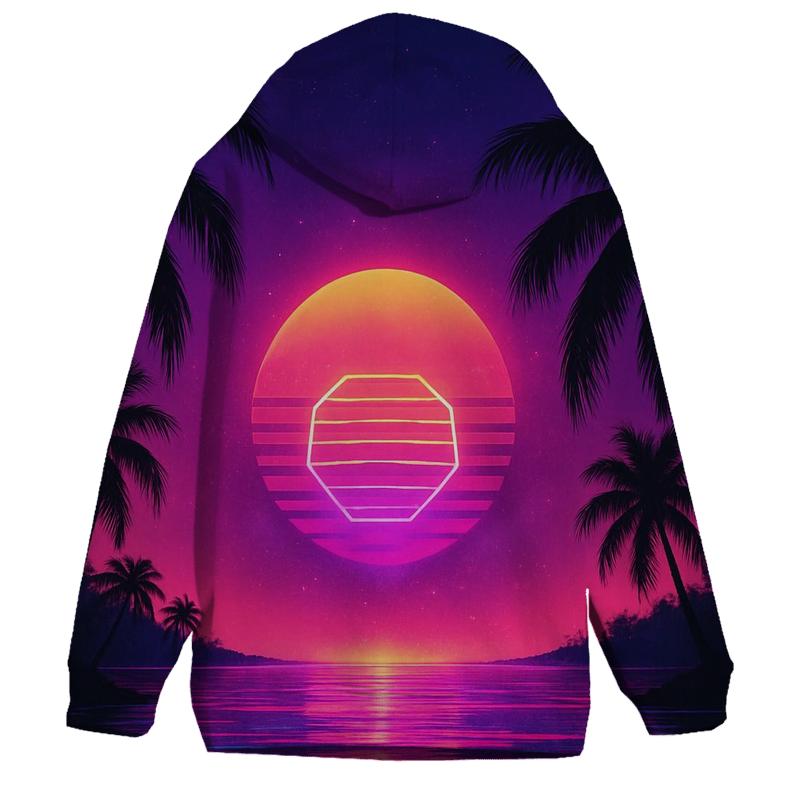 Neon Lagoon Sundown hoodie designs