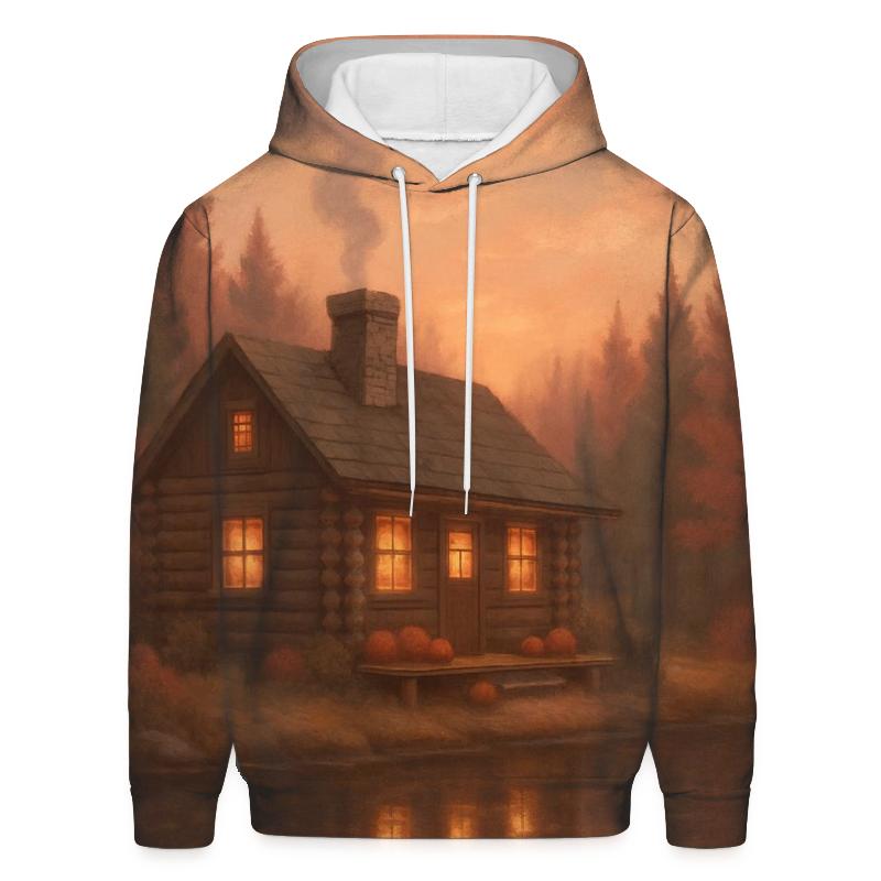 Thankful Cabin By The Lake lightweight hoodies