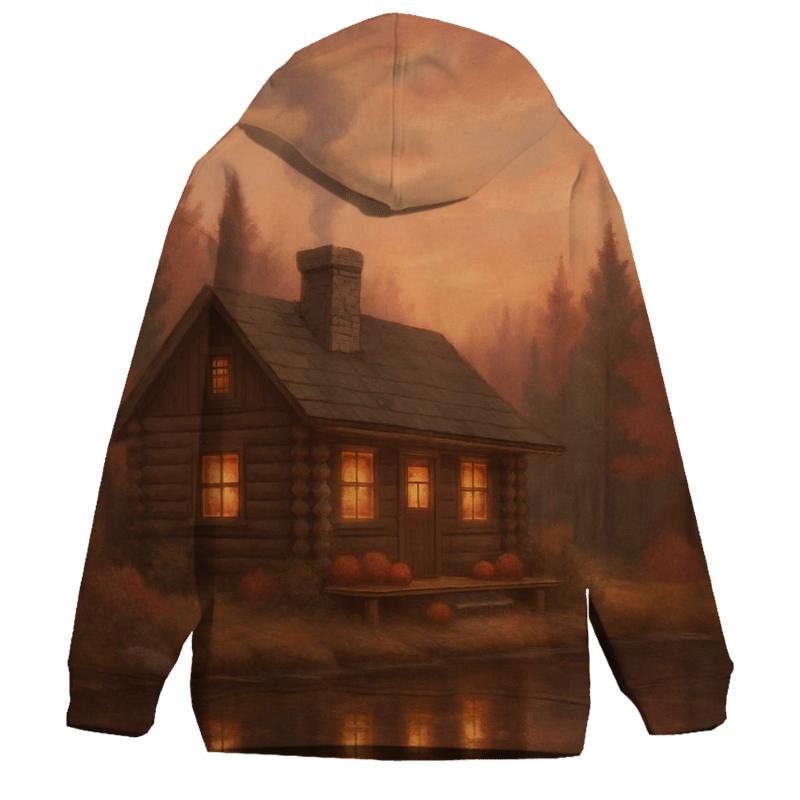 Thankful Cabin By The Lake lightweight hoodies