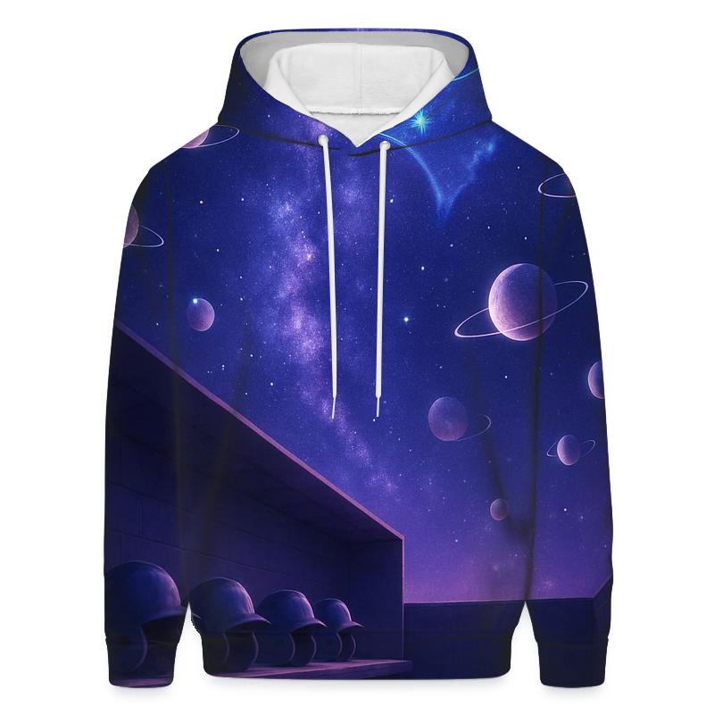 Galactic Dugout Dreams With Blue Jays Energy pullover hoodies