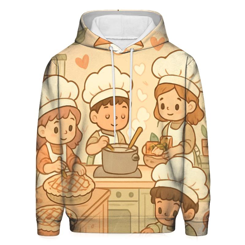 Little Chefs Thanksgiving Kitchen hoodie styles