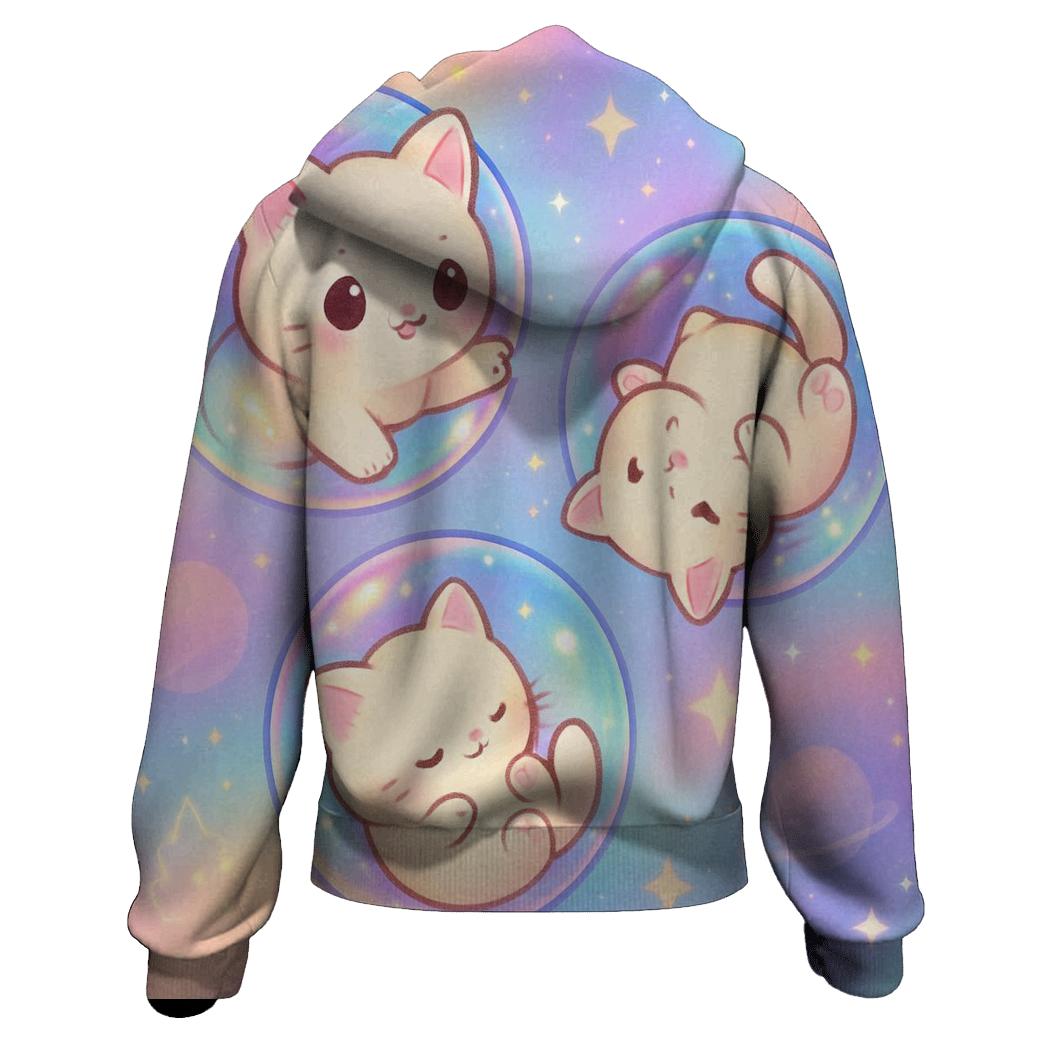 Starlight Bubble Kittens pullover hoodies