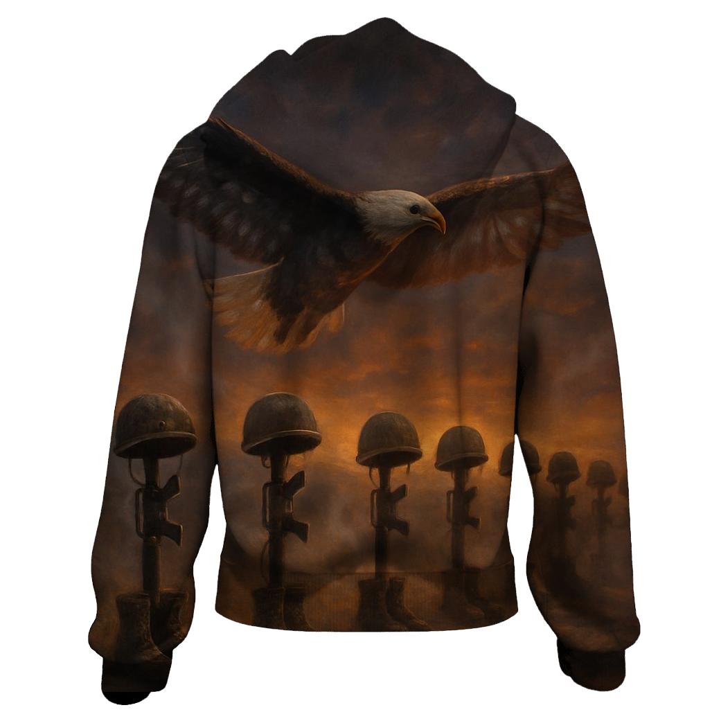 Eagle Over The Fallen Horizon custom hoodies