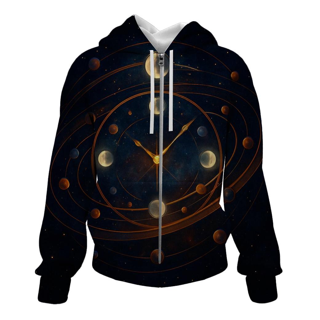 Chrono Rings Of The Cosmos lightweight hoodies