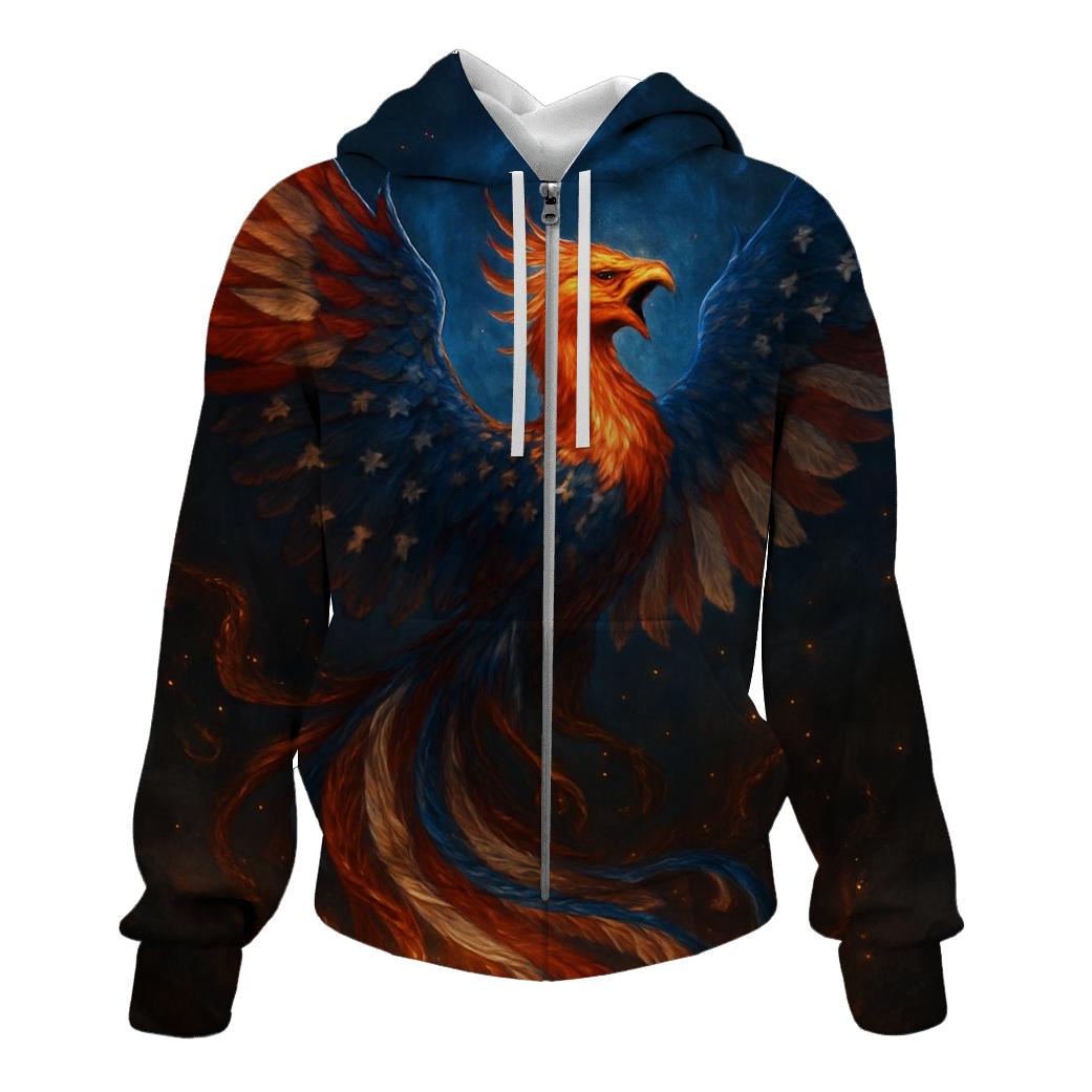 Patriot Ember Phoenix zip-up hoodies