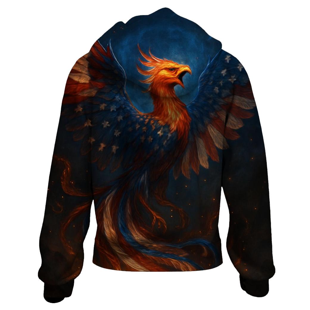 Patriot Ember Phoenix zip-up hoodies