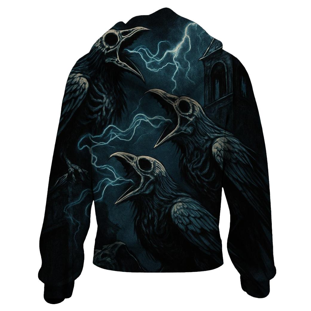Rebel Choir Of The Bone Ravens zip-up hoodies